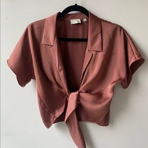 Wilfred Free front tie blouse (XS)